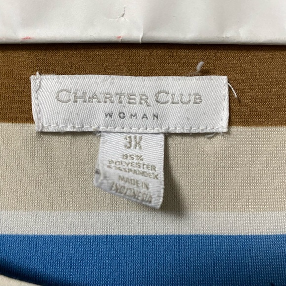 Striped Charter Club Woman Dress - Picture 2 of 4